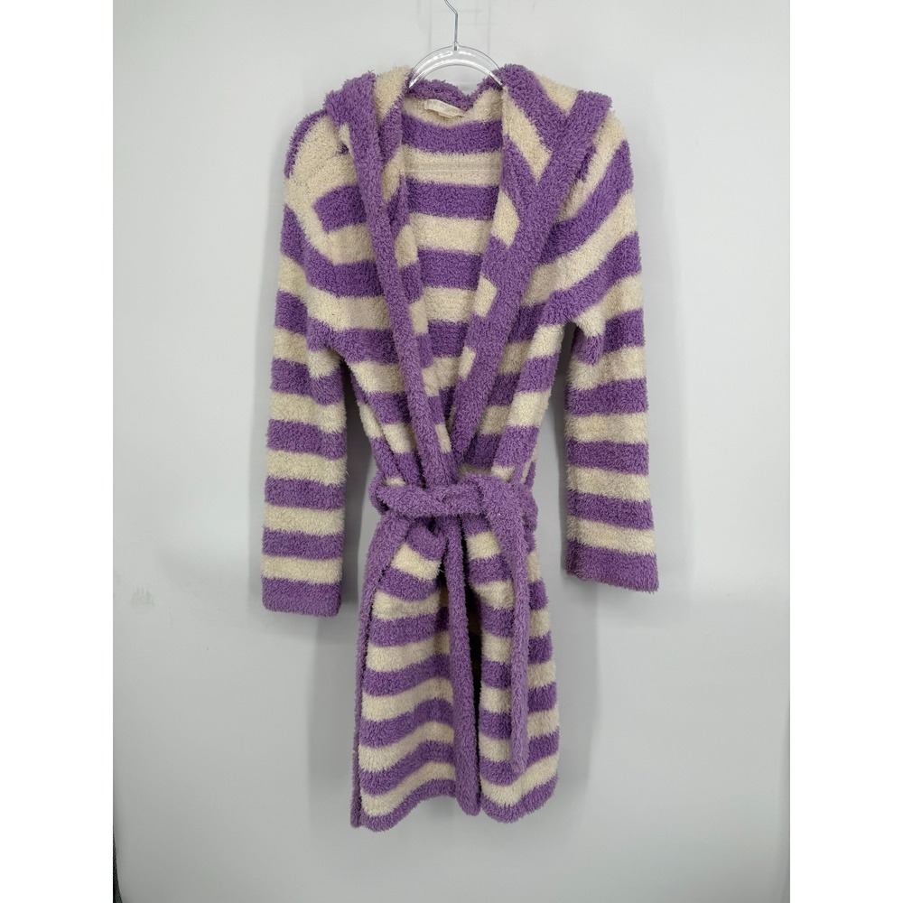 Barefoot Dreams CozyChic Robe Size 1 Cozy Loungewear Luxurious Comfy Striped
